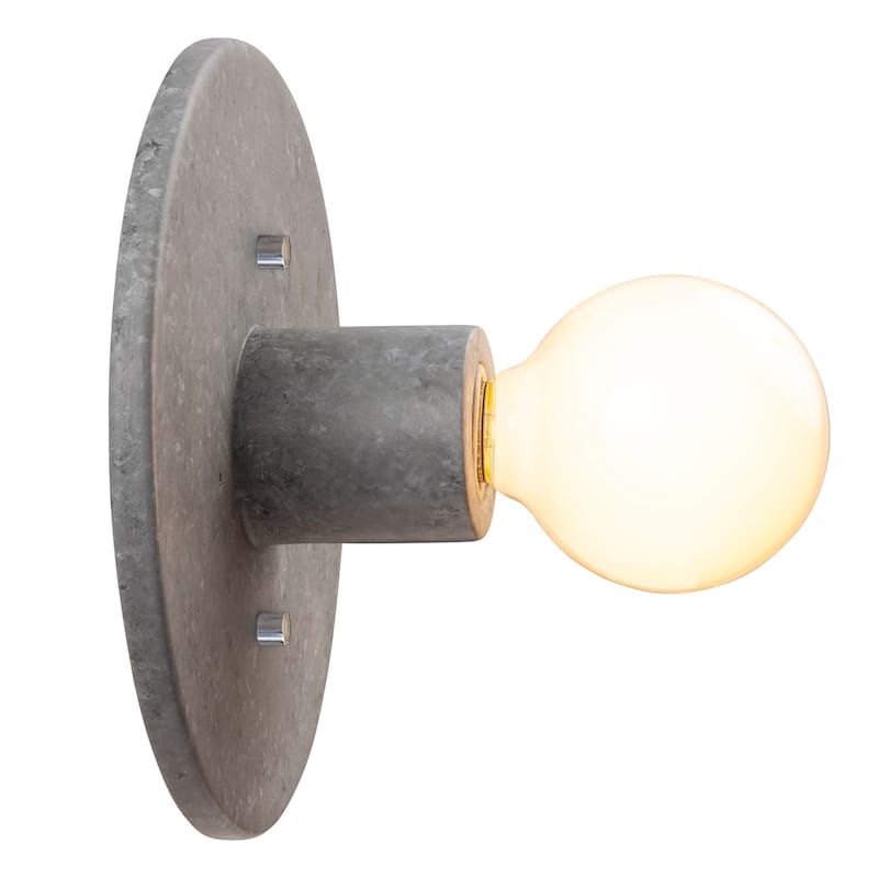 Ceramic Discus Wall Sconce