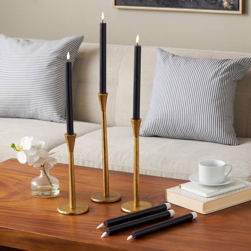 Wax Indoor Outdoor Flameless Candle with Remote Control (Set of 6)