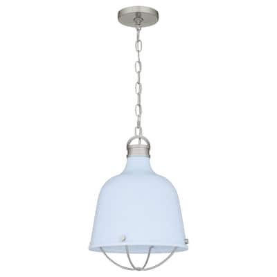 Adlington 1-Light Brushed Nickel Mini Pendant