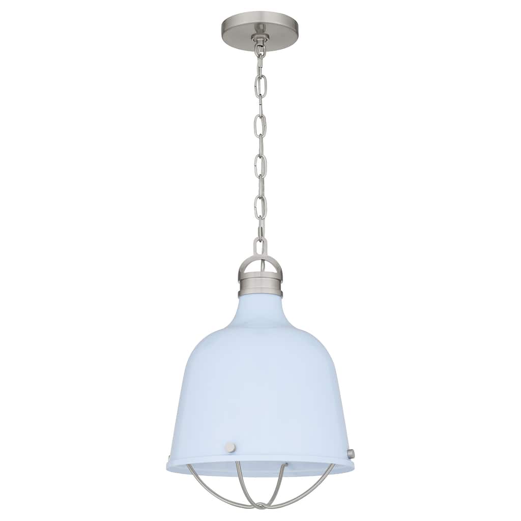 Adlington 1-Light Brushed Nickel Mini Pendant
