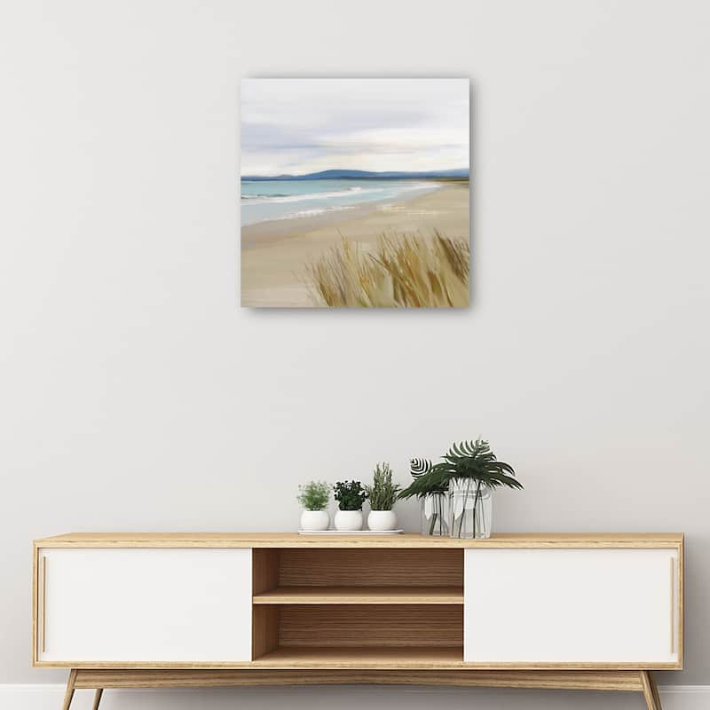 Layered Seaside By Studio Arts Canvas Art Print