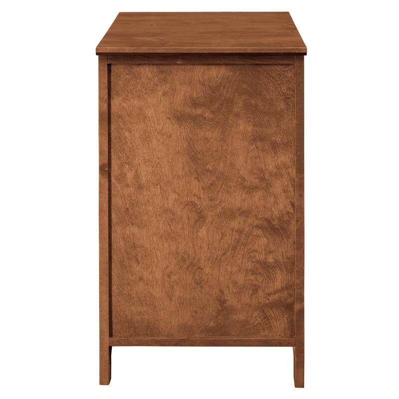Arch+Haven Solid Wood 2-Drawer Vertical Filing Cabinet