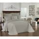 Historic Charleston King Charles Matelasse Bedspread - Grey - King