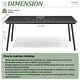 preview thumbnail 15 of 35, Pellebant Outdoor Aluminum Rectangular Dining Table