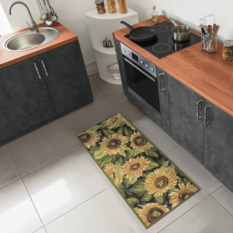 Liora Manne Esencia Sunflowers Indoor/Outdoor Mat