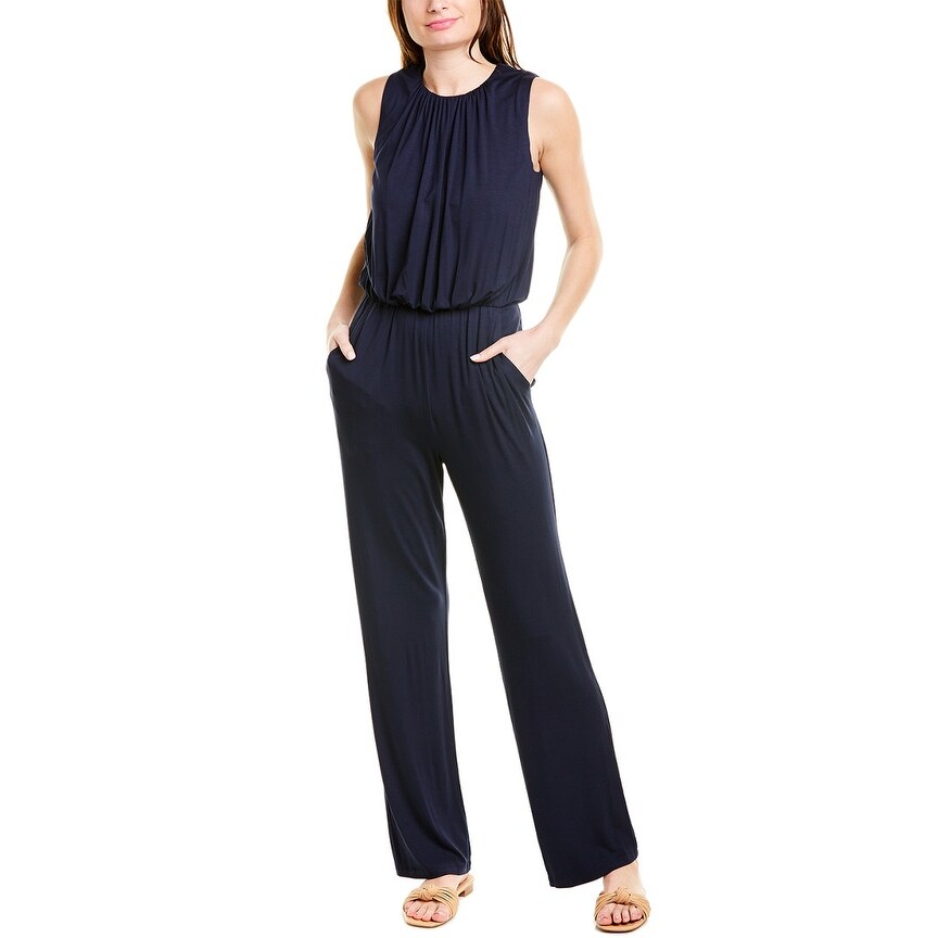 trina turk denim jumpsuit