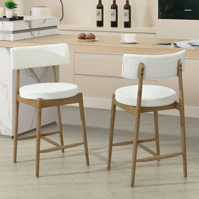 Mid Century Modern Counter Stools (Sets of 2)