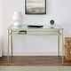 preview thumbnail 9 of 14, Walker Edison 48-inch Metal and Glass Two-Tier Desk
