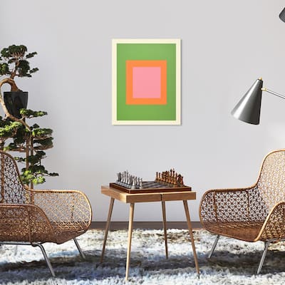 Wynwood Studio Canvas Abstract Courtyard Green and Modern & Contemporary Wall Art Canvas Print