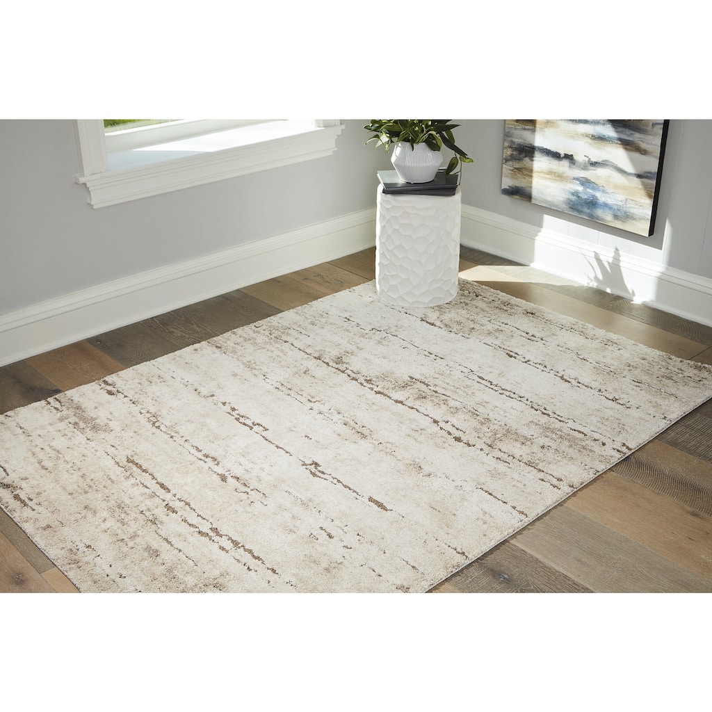 Signature Design by Ashley Kasney Cream/Brown Rug
