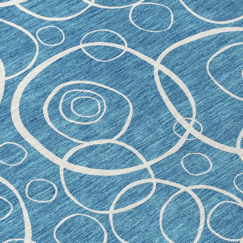 Machine Washable Indoor/ Outdoor Contemporary Nexus Chantille Rug