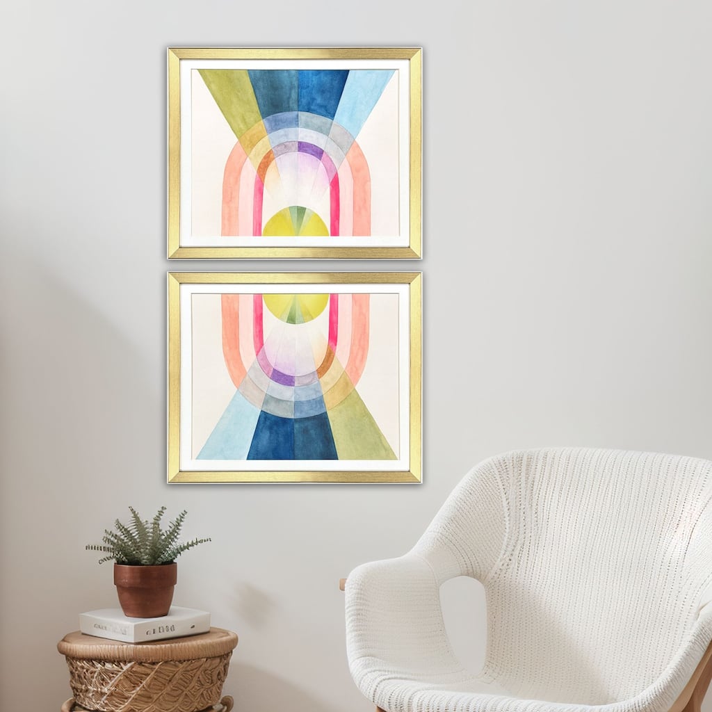 Paragon Beamed Framed Art - Set of 2