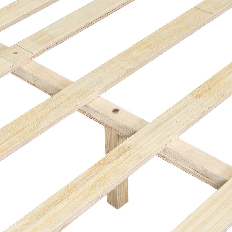 Christopher Knight Home - Theodosia Solid Wood Bedframe with Headboard
