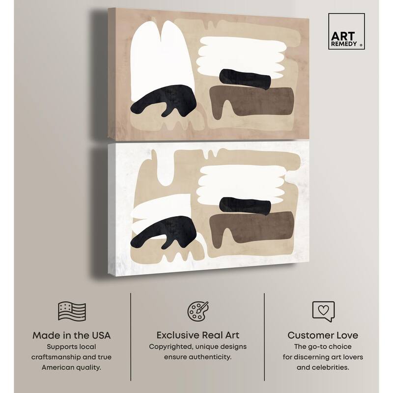 Sandera Set Canvas Set of 2 by Art Remedy, Gallery Wrapped