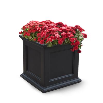 20" x 20" x 20" Square Polyethylene Plant Planter with Drainage Hole