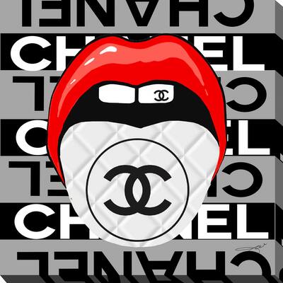 "C Tongue" by Jodi Print on Canvas