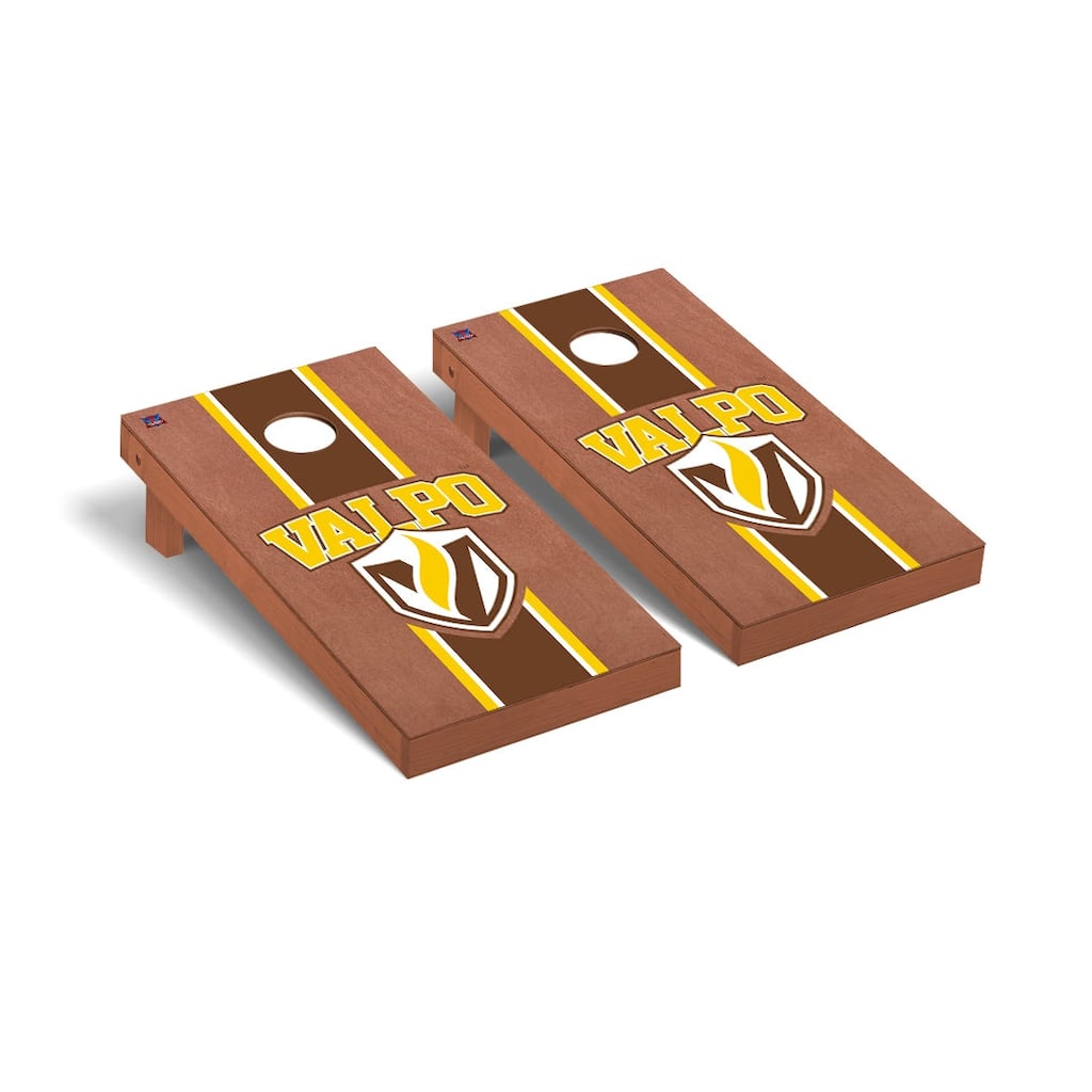 Valparaiso Valpo Crusaders Rosewood Cornhole Board Set