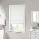 preview thumbnail 92 of 97, Madison Park Colm Basketweave Room Darkening Cordless Roman Shade