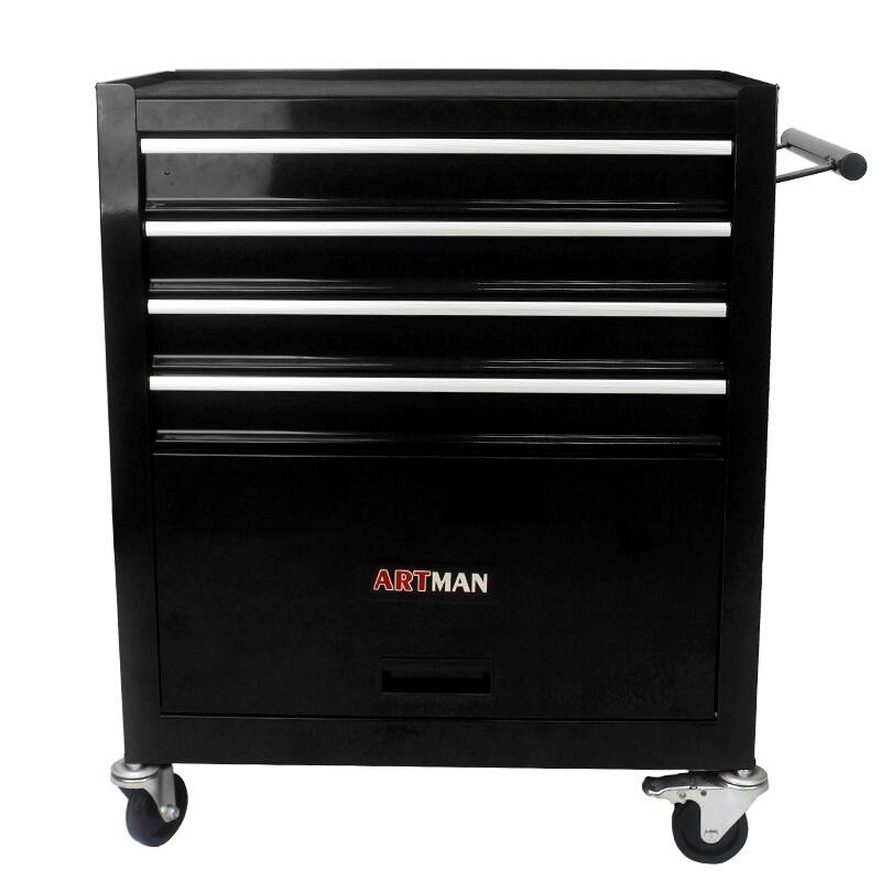 4-Drawer Rolling Tool Cart Storage Tool Box Cabinet Locked Organizer