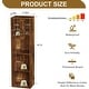 preview thumbnail 14 of 34, VECELO Set of 2 Open Bookshelf Set 4-Tier Five Irregular Cube Bookcase Multipurpose Storage Organizer for Small Spaces