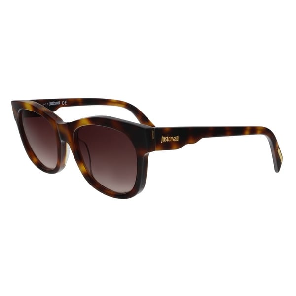 Just Cavalli JC783S 52F Brown Tortoise Rectangular Sunglasses - No Size