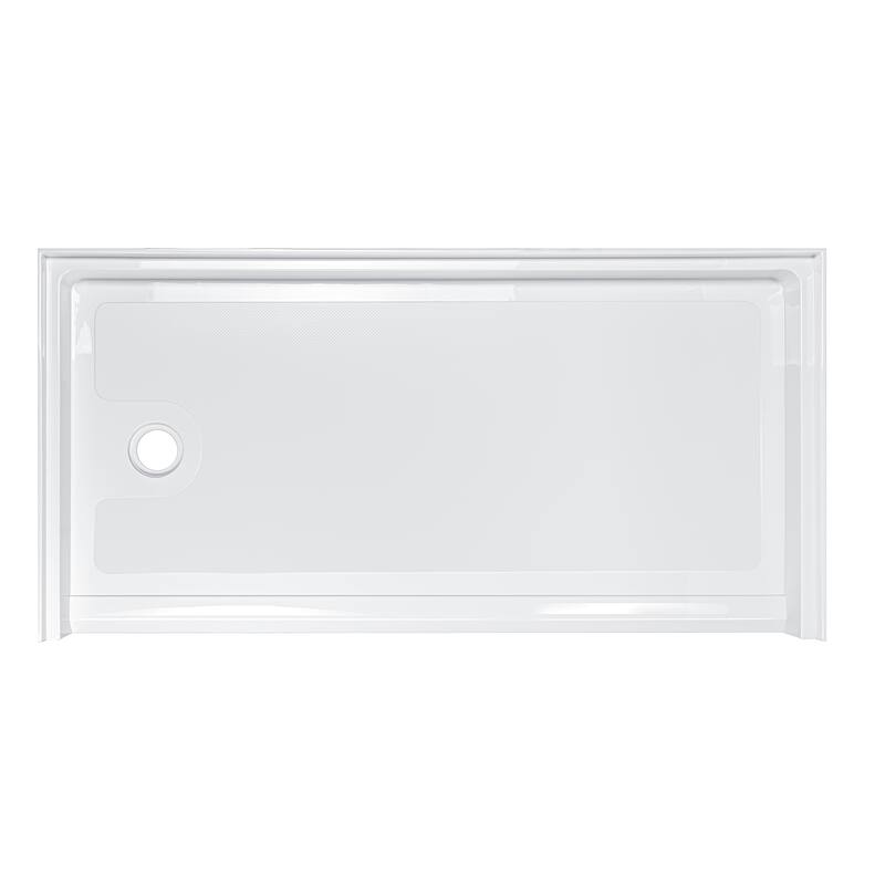 Ella Wheelchair Roll-In Shower Base Acrylic - Left Drain - 30" x 60"