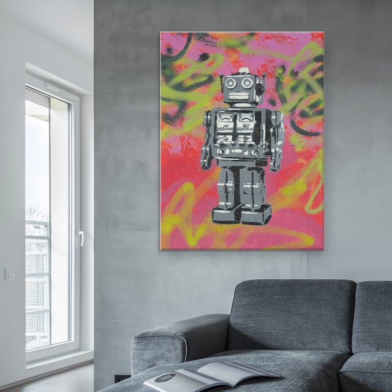 Robot by Grand Image Canvas Art Print