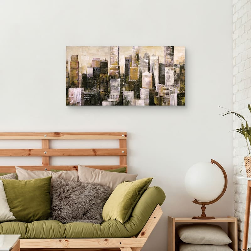 City Gold I Canvas Art Print