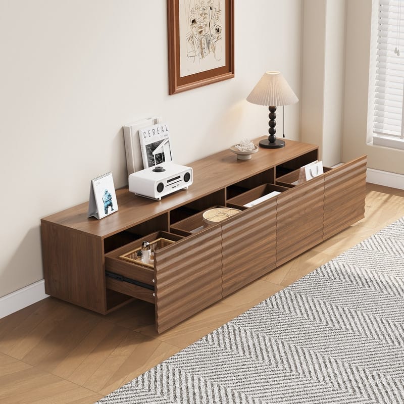 70.87" Mid Century Modern TV Stand for Living Room