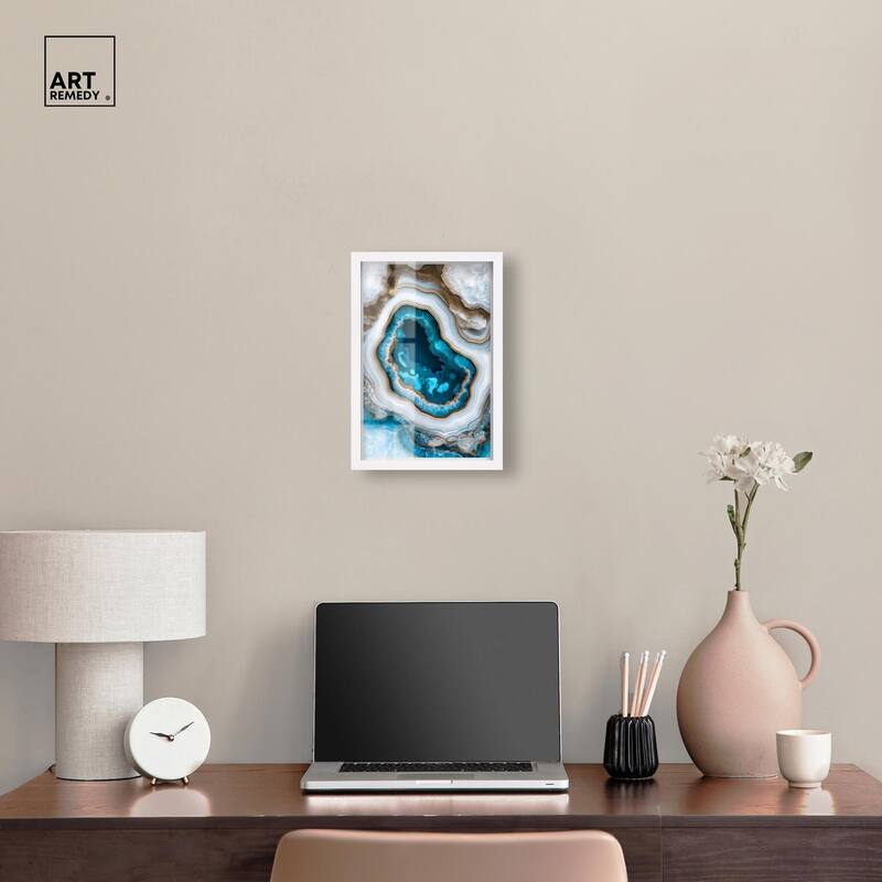 Gilded Geode Eye III Shadowbox by Art Remedy