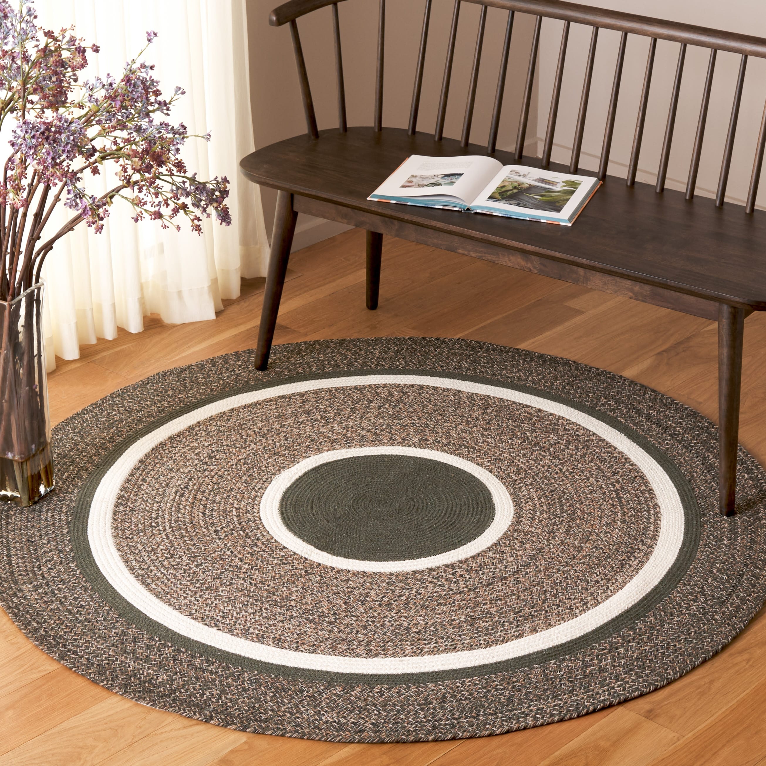 SAFAVIEH Flatweave Braided Amata Nautical & Coastal Cotton Rug
