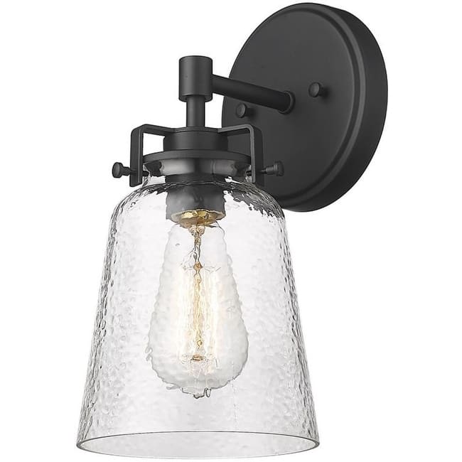 Millennium Lighting 4411 Amberose 12" Tall Bathroom Sconce - Matte Black
