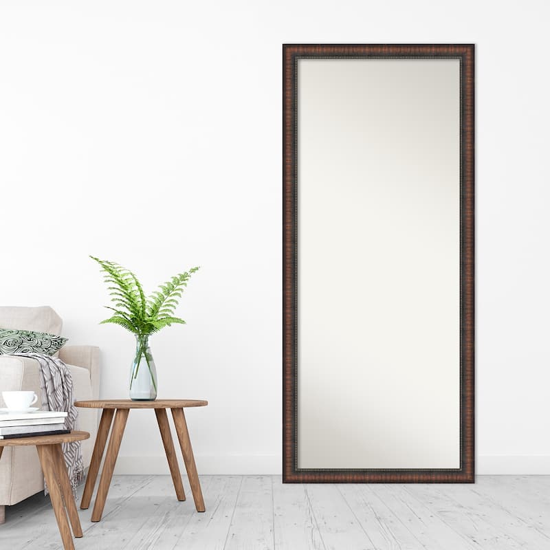 Caleb Brown Non-Beveled Framed Full-Length Floor Leaner Mirror - Caleb Brown - Glass Size 24x60