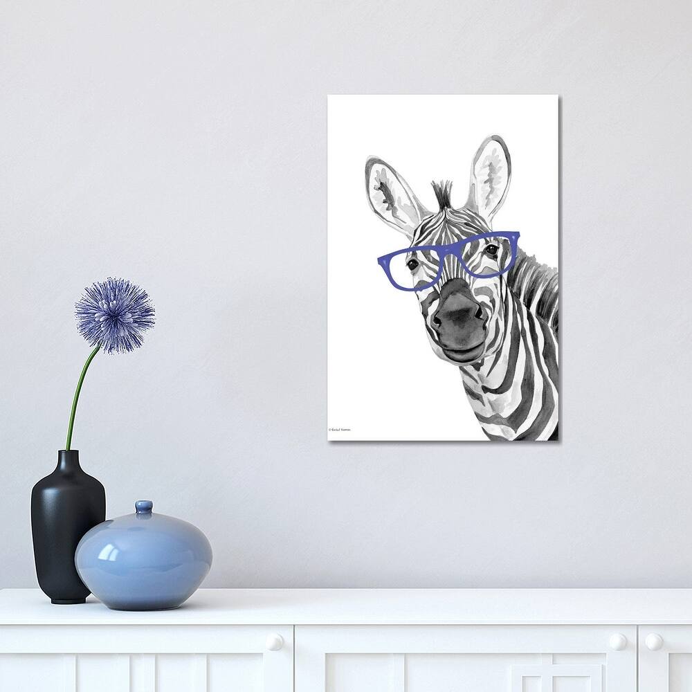 iCanvas "I See You Zebra" by Rachel Nieman Canvas Print