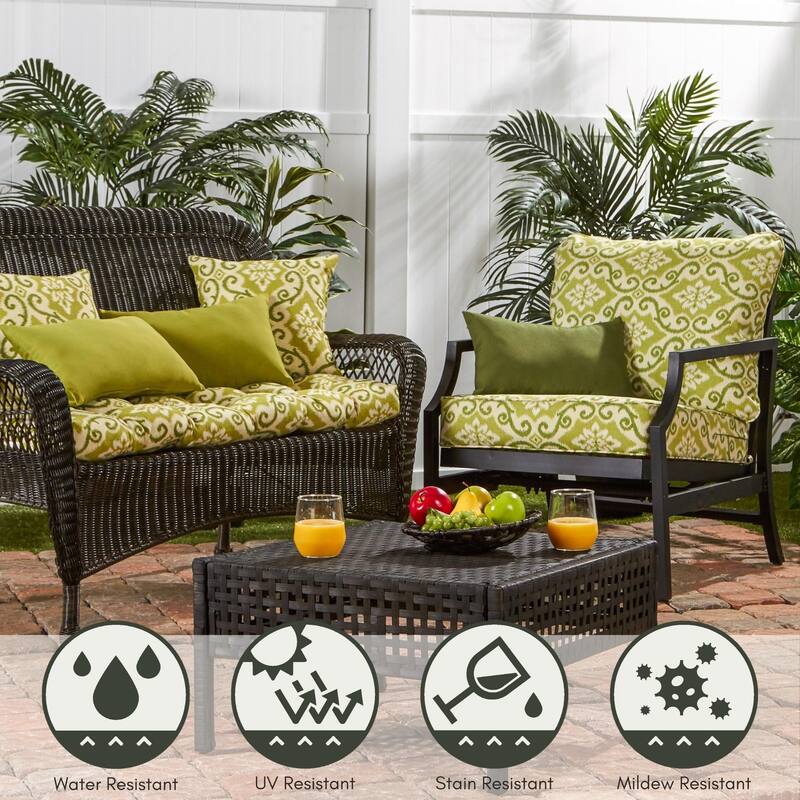 Premium Deep Seat Outdoor Cushion Set by Greendale Home Fashions (Cushions Only)