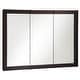 preview thumbnail 3 of 14, Design House Ventura Espresso Bathroom Medicine Cabinet Mirror