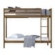 preview thumbnail 18 of 30, CraftPorch Modern Twin Over Twin Size Wooden Bunk Bed Light Oak