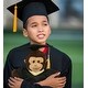 preview thumbnail 4 of 4, DolliBu Monkey Graduation Plush Toy with Gown and Cap with Tassel - 9 inches