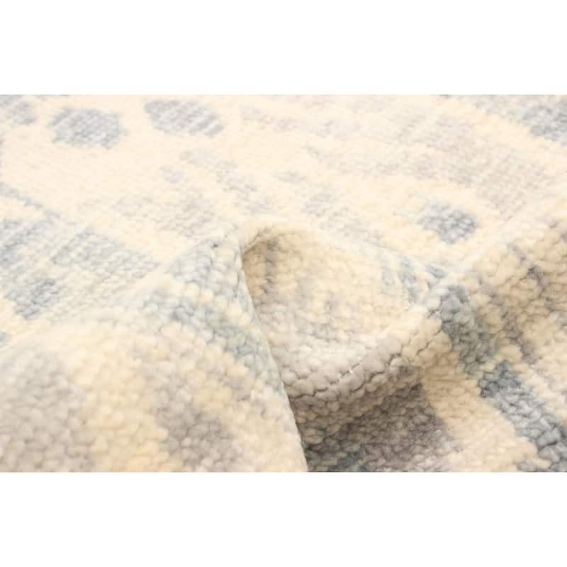 ECARPETGALLERY Hand-knotted Mystique Cream Wool Rug - 2'8 x 12'1