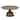 Handcrafted Round Mango Wood Coffee Table with Domed Base & Lipped Edge - Low Profile Centre Table