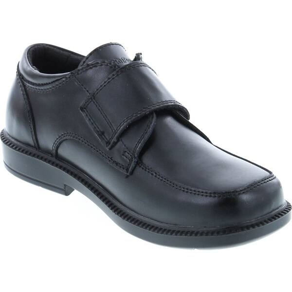 Shop Hush Puppies Boys Damion Casual Shoes Black Leather