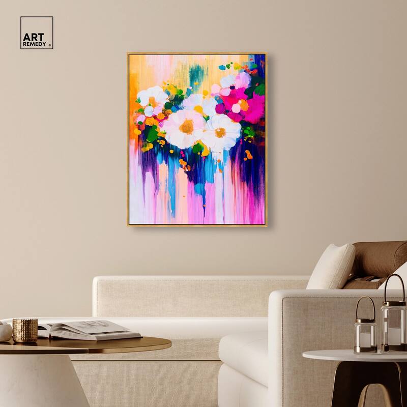 Contrast of Purity I Canvas by Art Remedy
