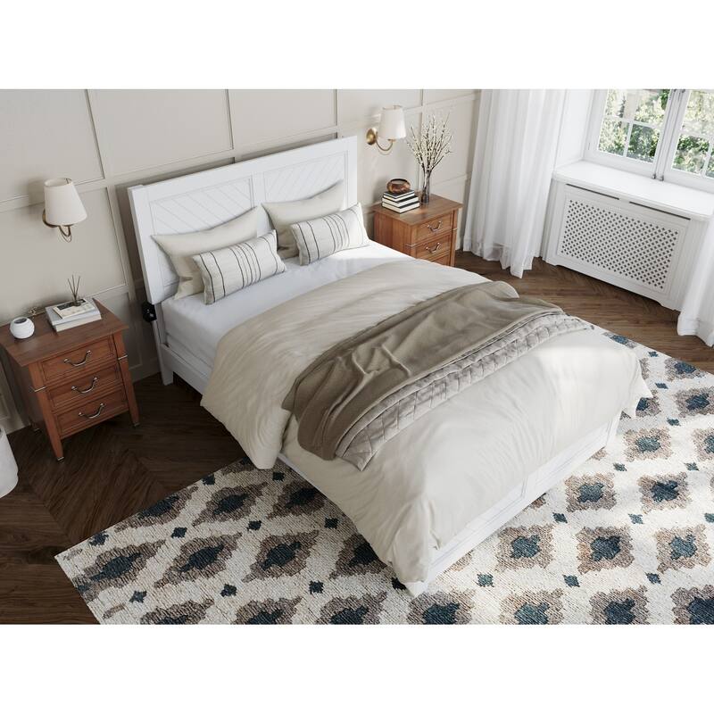Canyon Foundation Bed Frame with Matching Footboard
