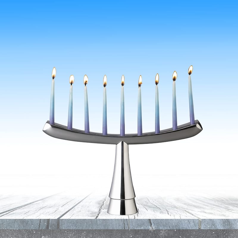 Nambe Menorah Silver
