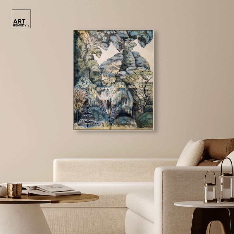 Trees in Bird Garden 1913 Canvas by Art Remedy