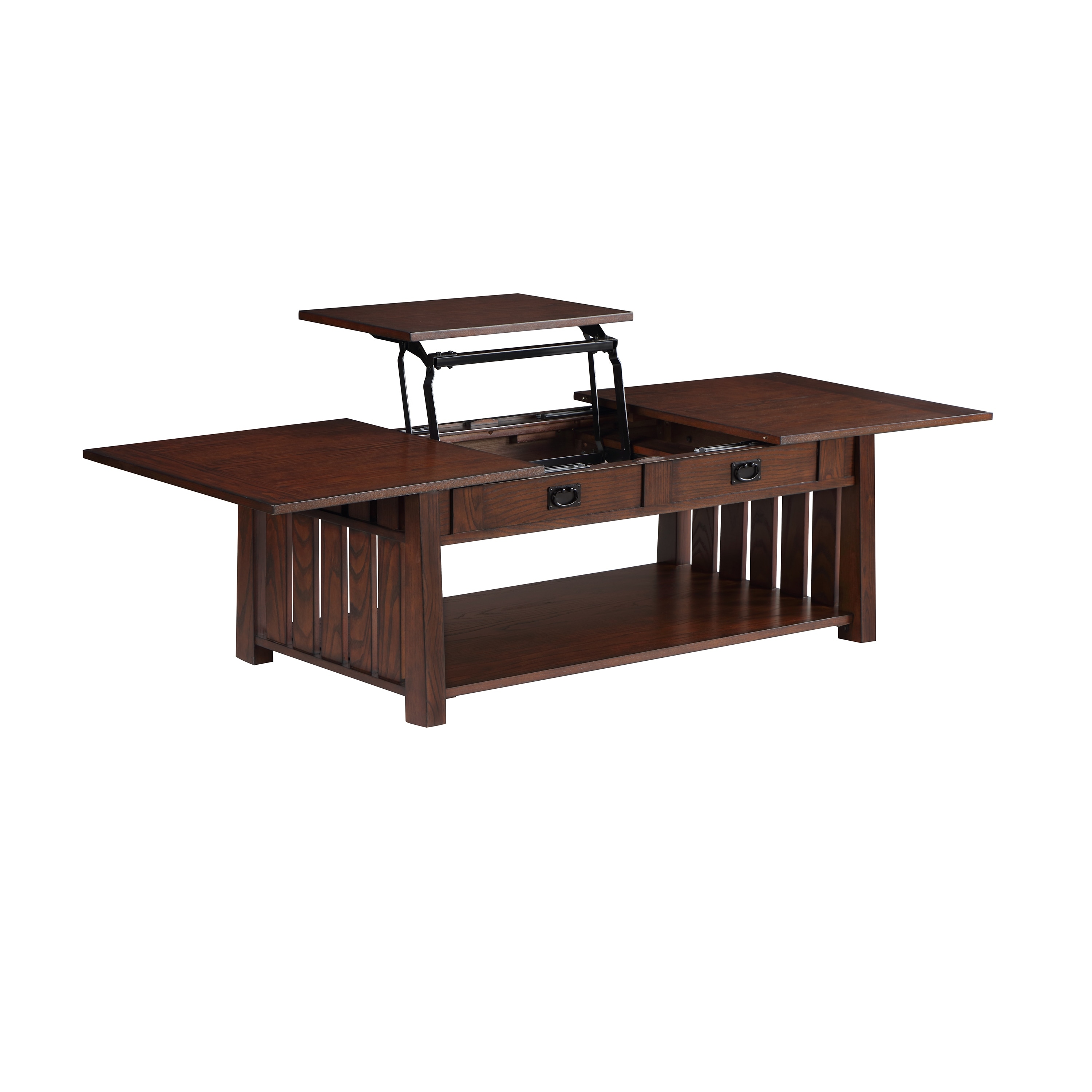 DH BASIC Mission 46-inch Wood Lift Top Coffee Table - On Sale 