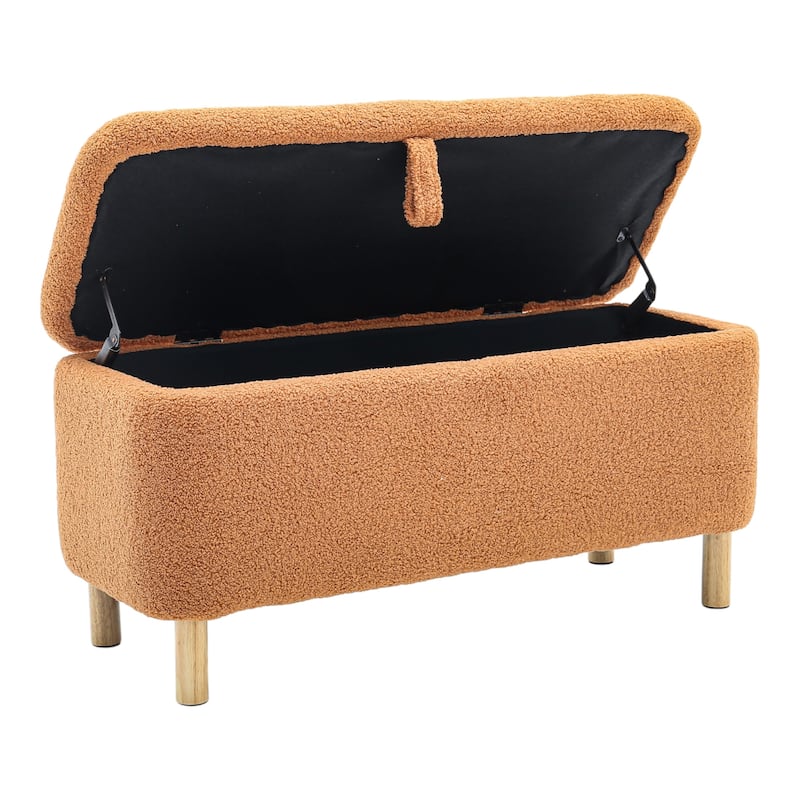 39'' L Upholstered Storage Ottoman Bench