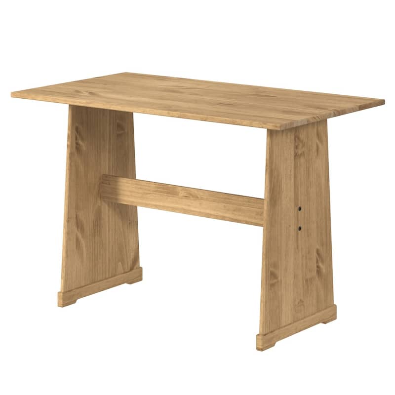 OSHOME Model COR805 Solid Pine Corner Dining Booth in Corona Brown