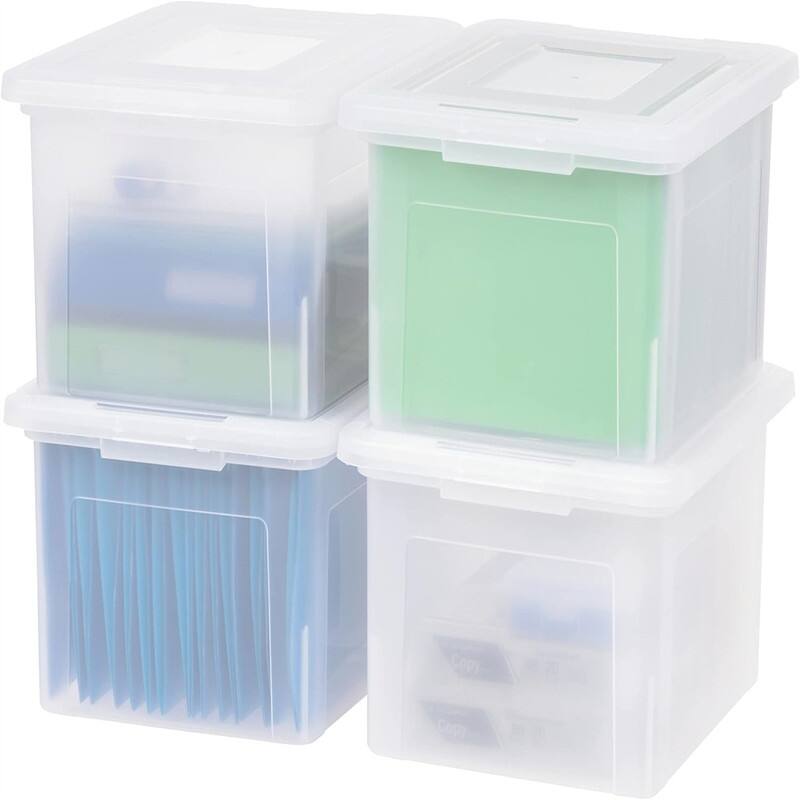 Letter/Legal File Tote Box - Pearl