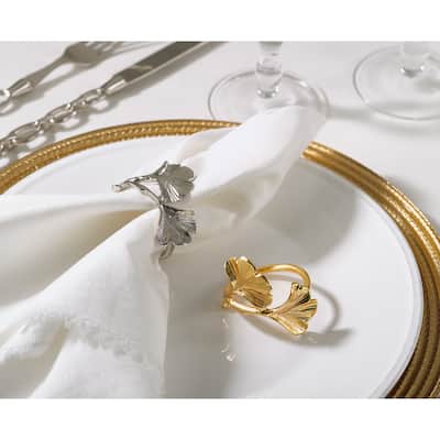 Ginko Design Napkin Ring Ginko Napkin Ring (Set of 4)